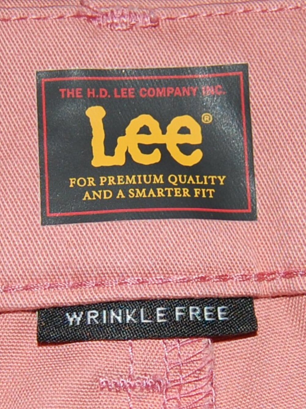 NWOT, LEE, wrinkle free, rose colored pants - Picture 7 of 8